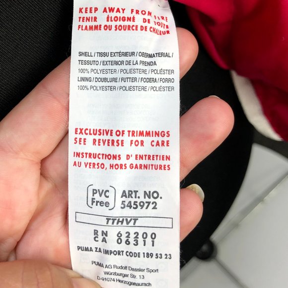 White/Pink Iridescent Puma Windbreaker XL - Picture 11 of 13